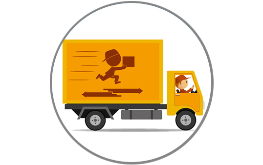 專業送貨車隊，保障及時出貨